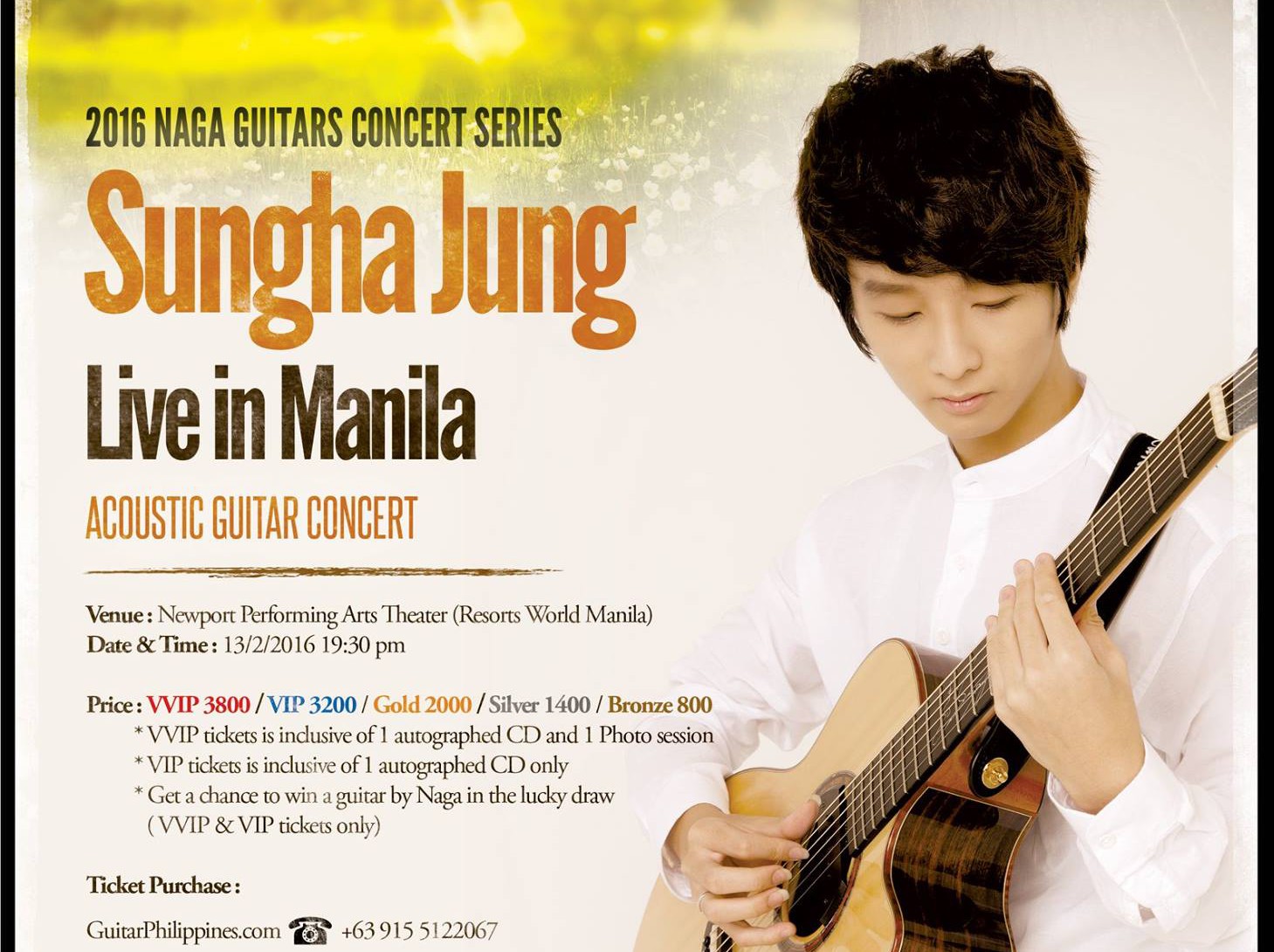 Sungha Jung Live in Manila Philippine Primer