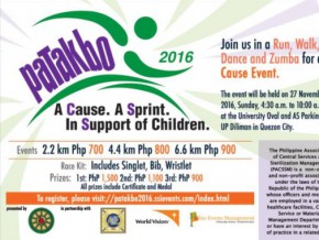 Patakbo 2016: A Cause. A Sprint. In Support of Children