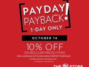 SM Makati Payday Payback on October 14