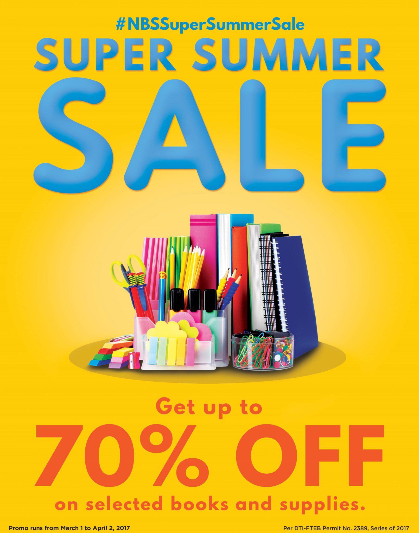 National Book Store Super Summer Sale 2017 Philippine Primer