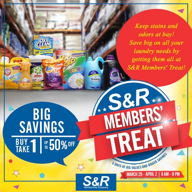 S&R Members’ Treat is back this March 29 to April 2! | Philippine Primer
