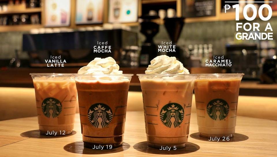 Starbucks PH Iced Grande Espresso Beverages For Only Php 100 This July Starbucks PH Iced Grande Espresso Beverages For Only Php 100 This July
