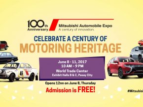 Mitsubishi 100 Years Anniversary Expo on June 8-11 at WTC, Pasay