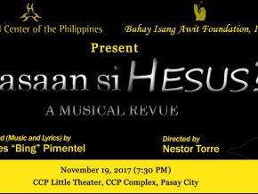 “Nasaan si Hesus?” restages at CCP Little Theater