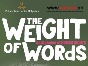 The Weight of Words Exhibit at the CCP