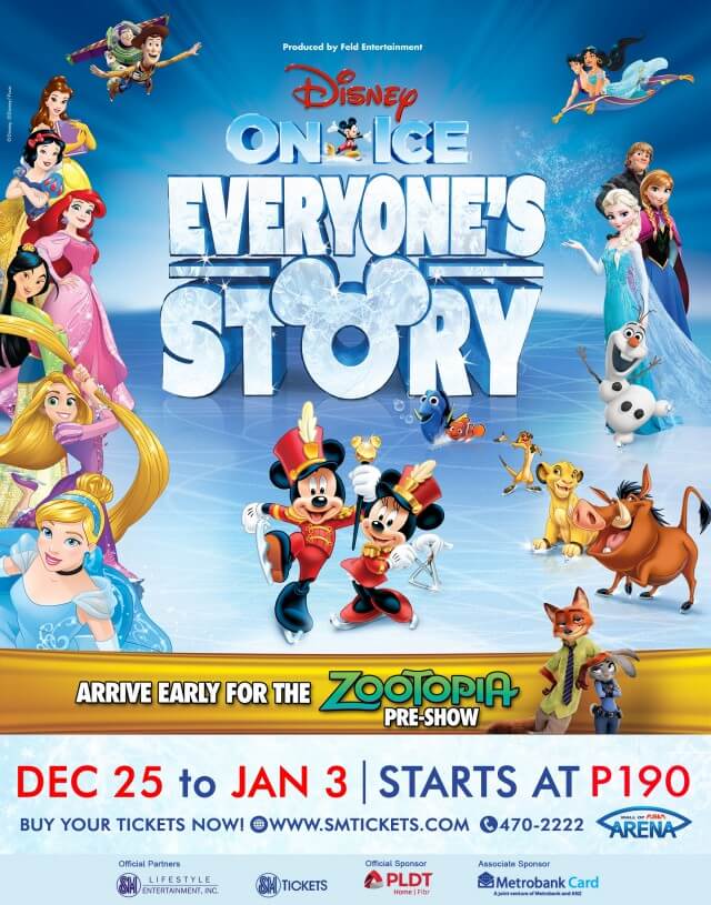 Disney on Ice Everyone’s Story Philippine Primer