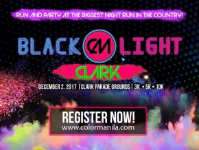 ColorManila’s CM Blacklight Run on December 2, 2017