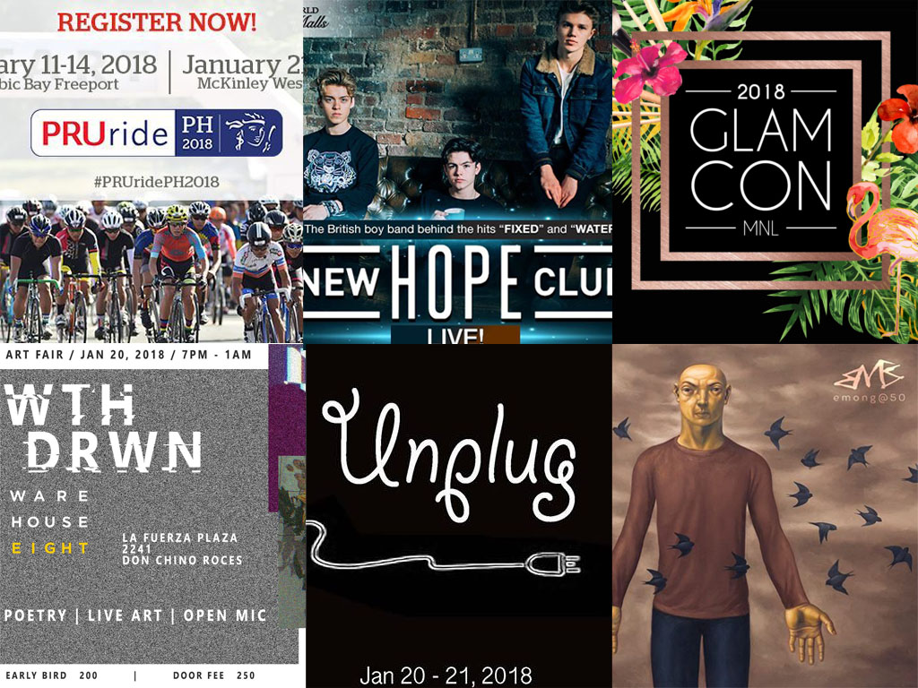 2018 Events Events Happening This Weekend: January 19-21, 2018 | Philippine Primer