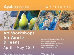 Art Workshops for Adults and Teens in Ayala Museum