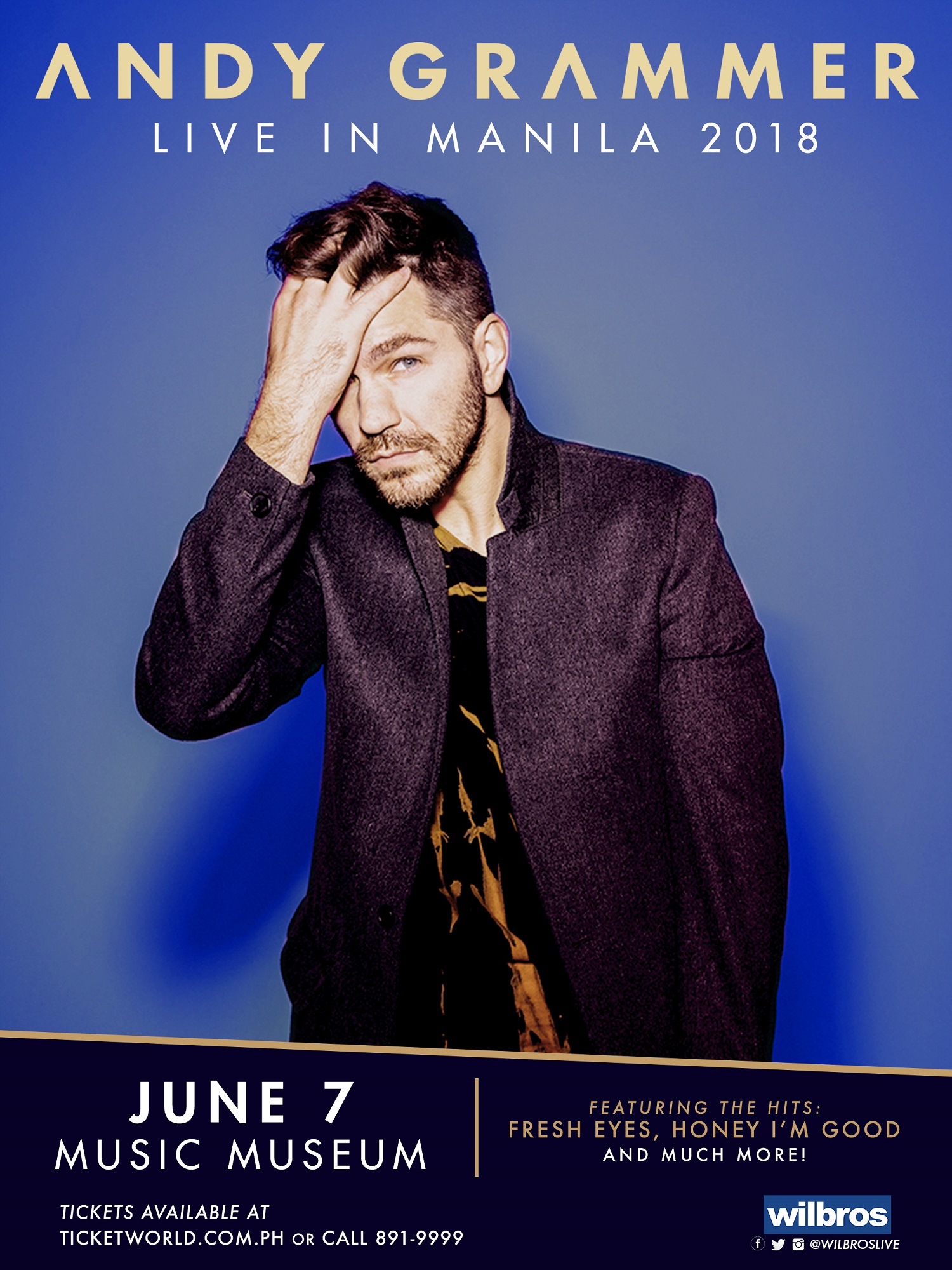 Andy Grammer holds Special Concert in Manila Philippine Primer