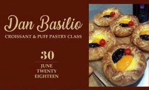 Croissant and Puff Pastry class with Chef Dan Basilio