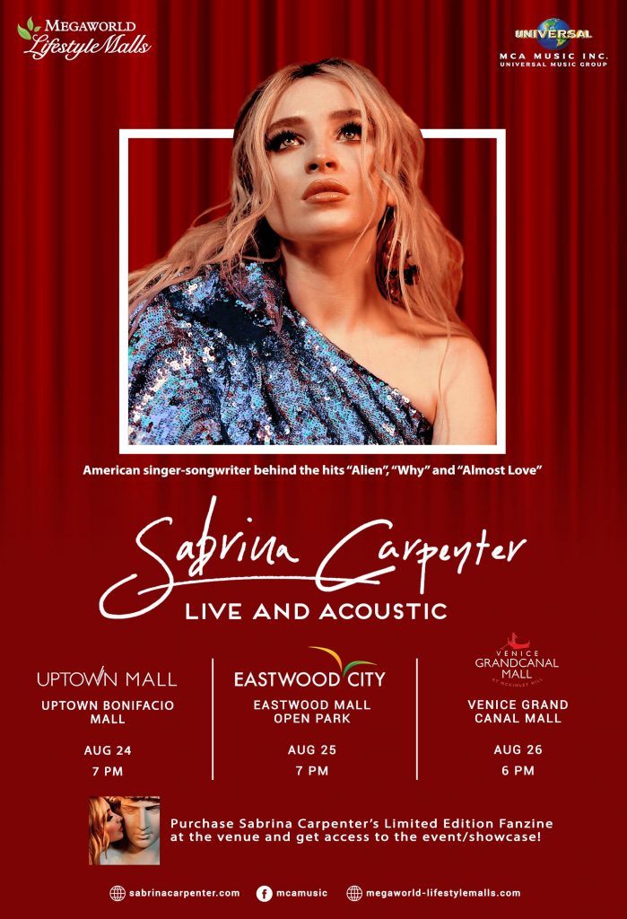 sabrina carpenter tour philippines