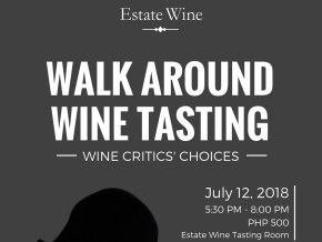 Walk Around Wine Tasting with Estate Wine