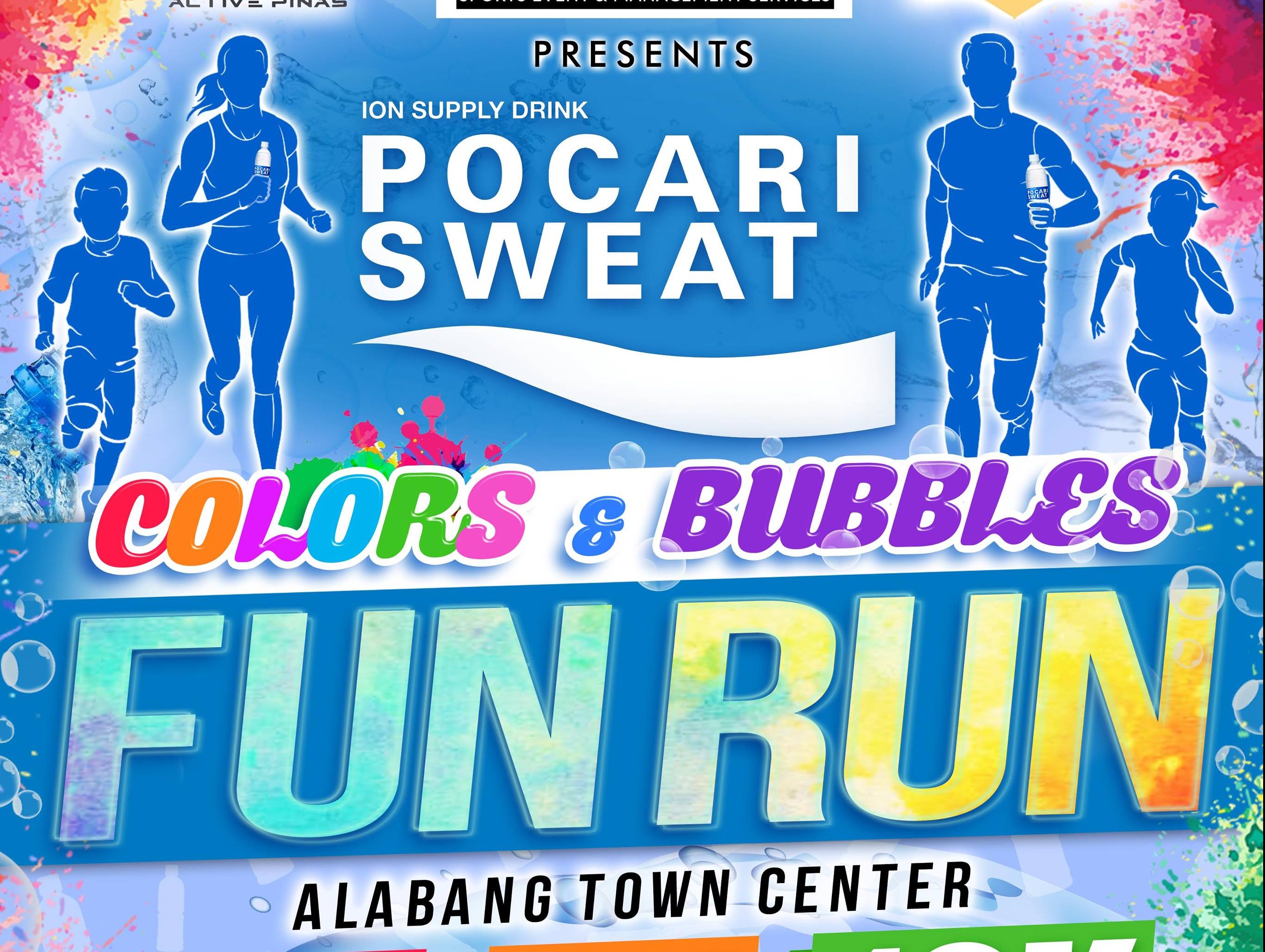 Pocari Sweat Colors And Bubbles Fun Run In Alabang Philippine Primer