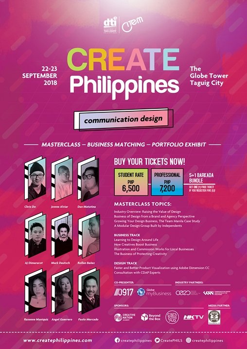 Create Philippines 2018 To Feature Communication Design Masterclass ...