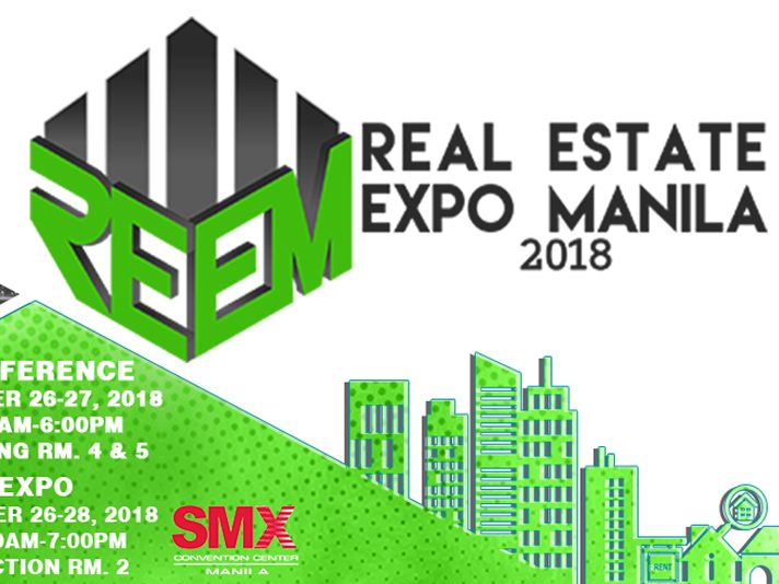 Real Estate Expo Manila 2018 this October 26 to 28 at the SMX