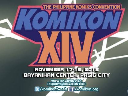 Komikon Grande 2018 All Set This November 17 18 Philippine Primer