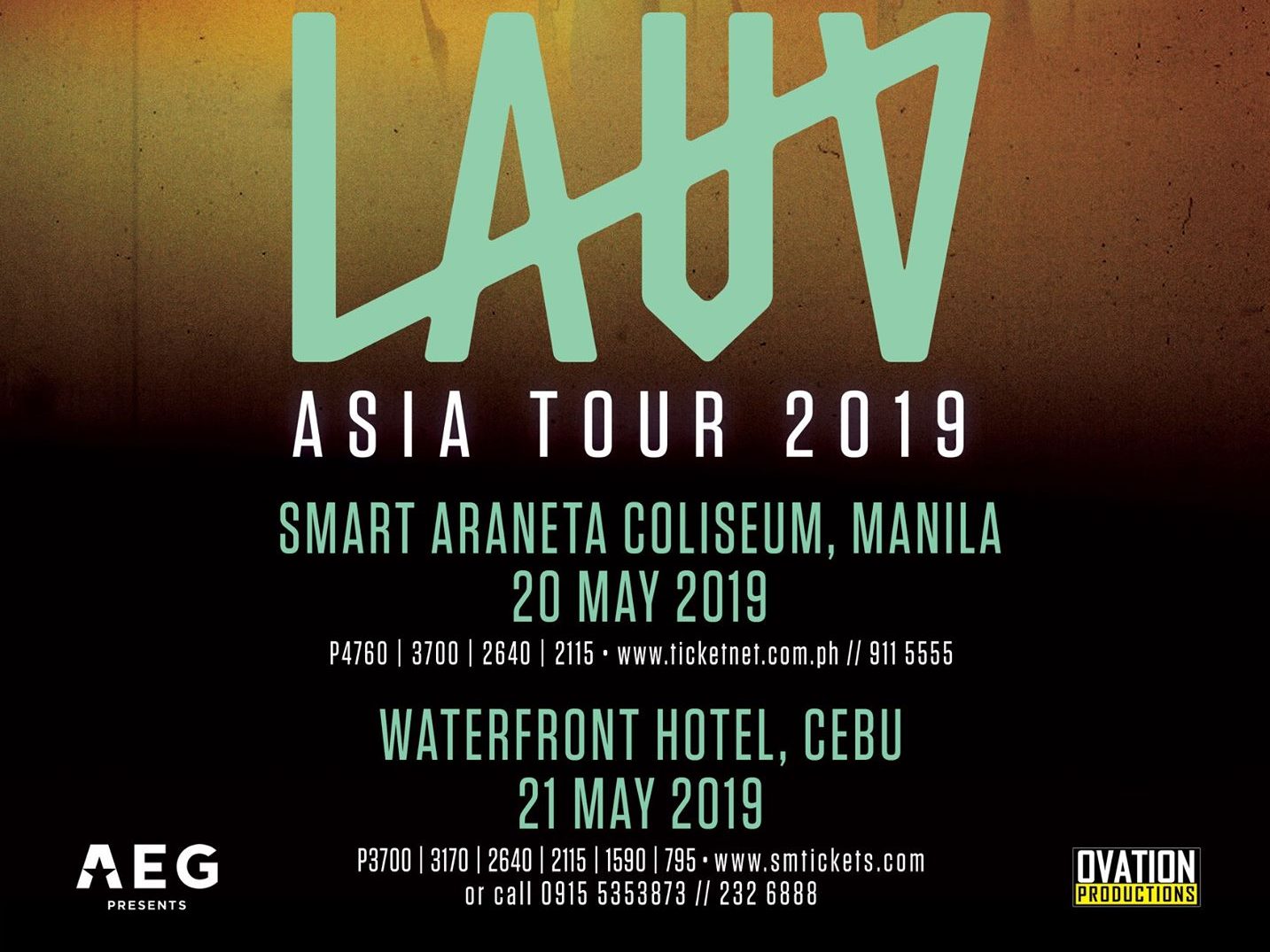 LAUV Asia Tour LIVE in Manila and Cebu This May 2019! Philippine Primer