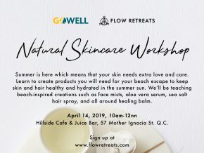 Flow Retreats Presents Natural Skincare Workshop This April 14