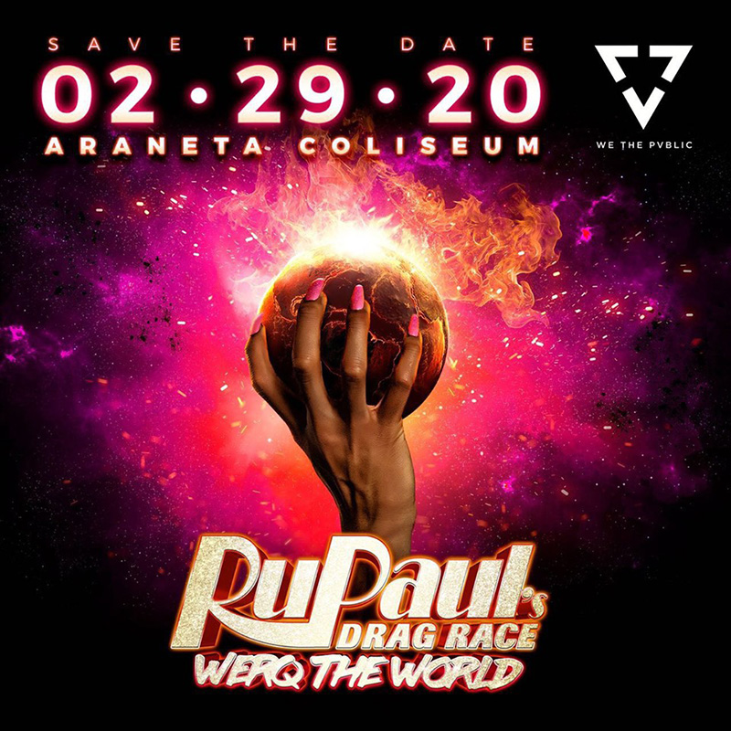 Catch RuPaul’s Drag Race Werq The World Tour LIVE in Manila