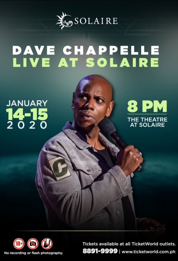 dave chappelle tour poster