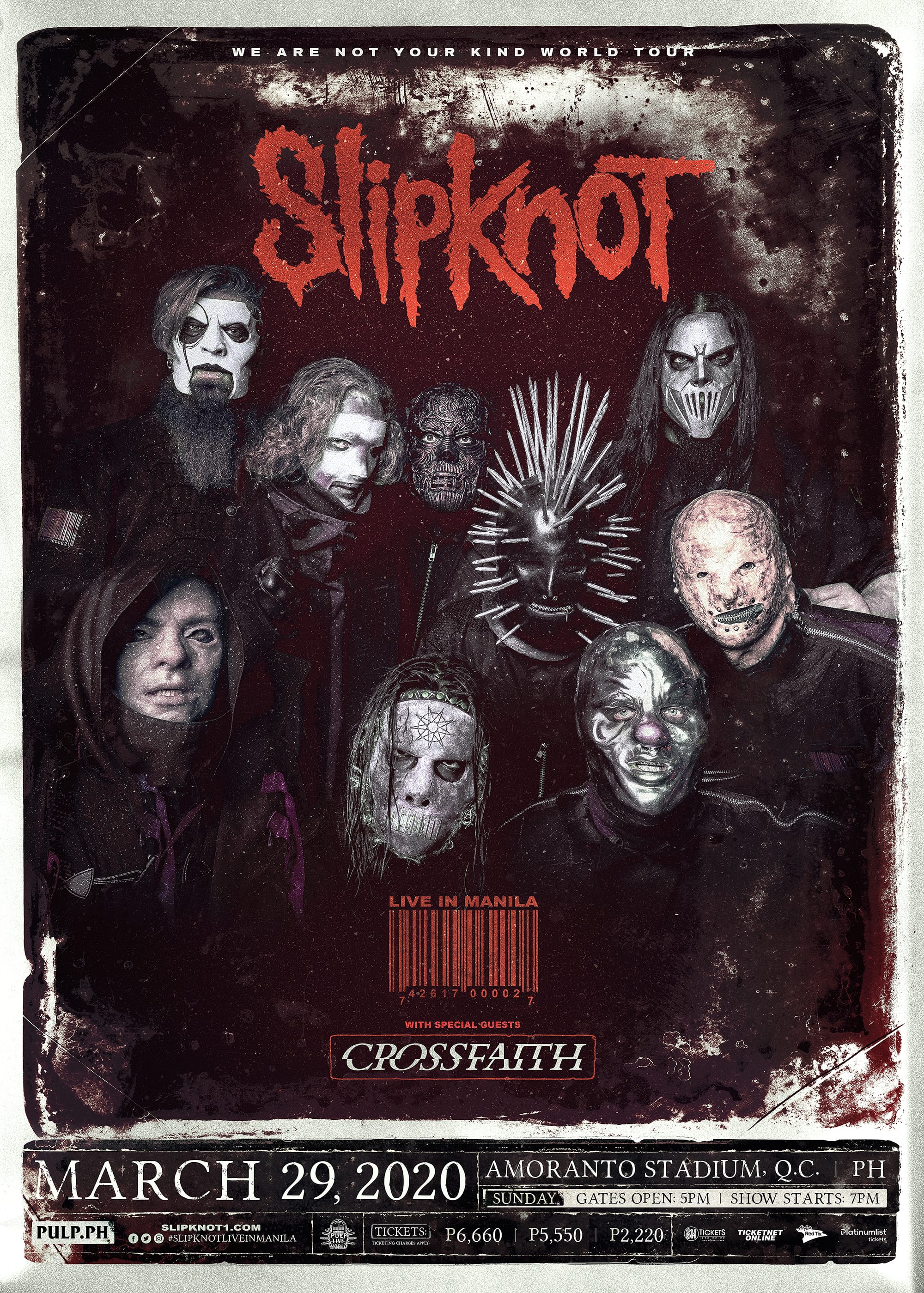 metal band slipknot set perform ph this march metal band slipknot set perform ph this march