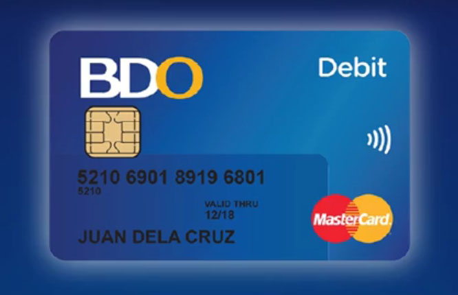 All About Internet Banking Bdo Atm Debit Card Anatomy