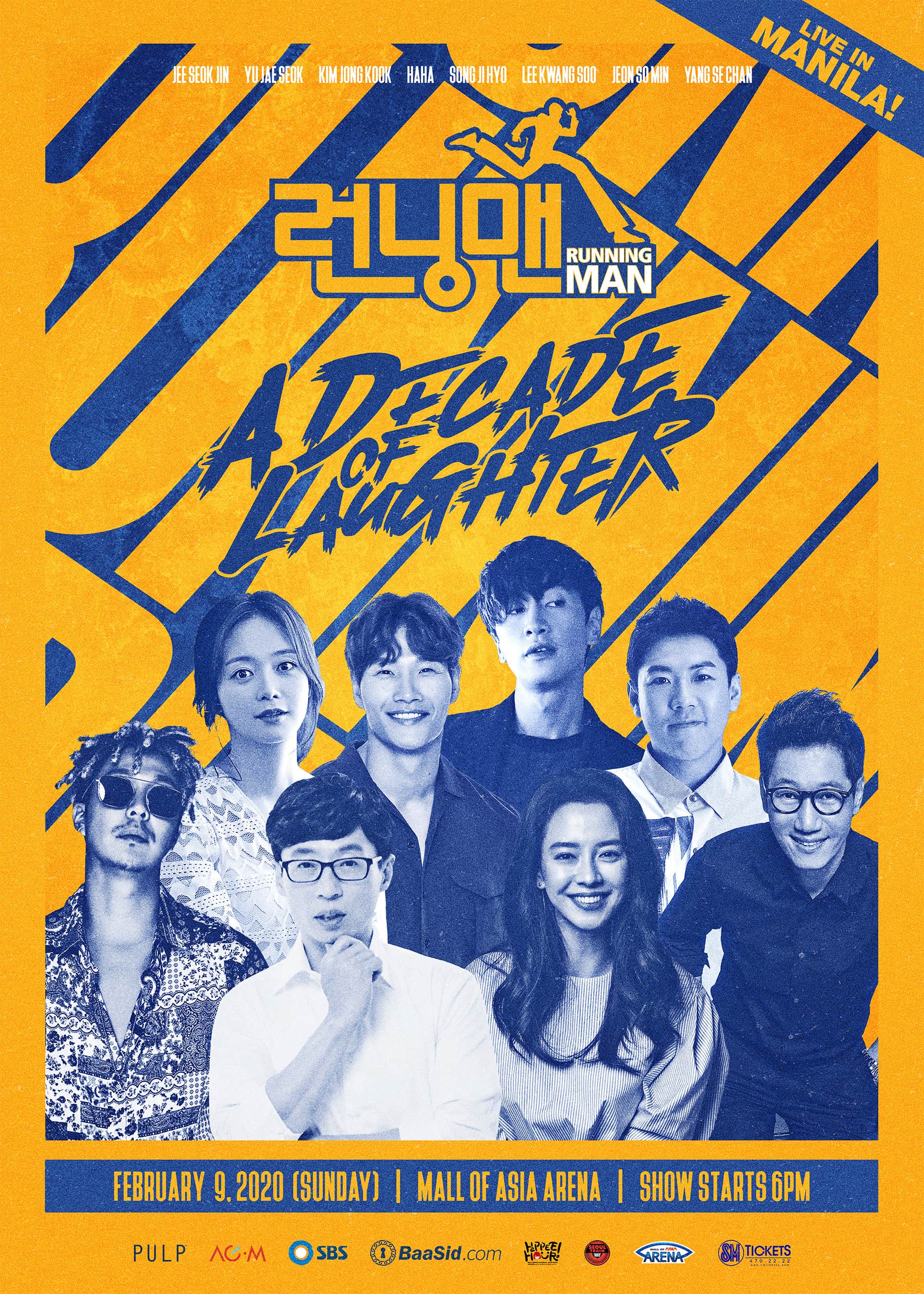 South Korea’s Running Man Brings ‘A Decade of Laughter’ Tour in Manila