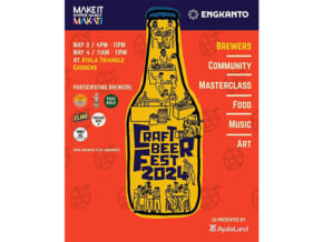 HAPPENING SOON: Craft Beer Fest 2024 at the Ayala Triangle Garden, May 3-4