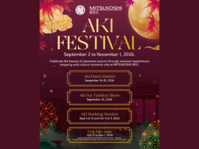 MITSUKOSHI BGC Welcomes Japanese Autumn with Aki Festival 2026 from September to November