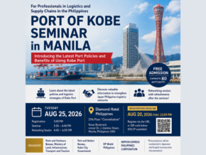 Port of Kobe Seminar in Manila to Strengthen Japan-Philippines Logistics Networks