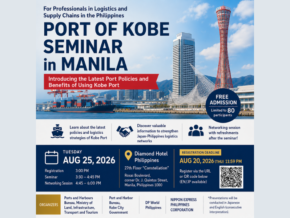 Port of Kobe Seminar in Manila to Strengthen Japan-Philippines Logistics Networks