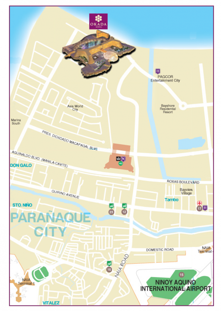 Okada Manila Property Map