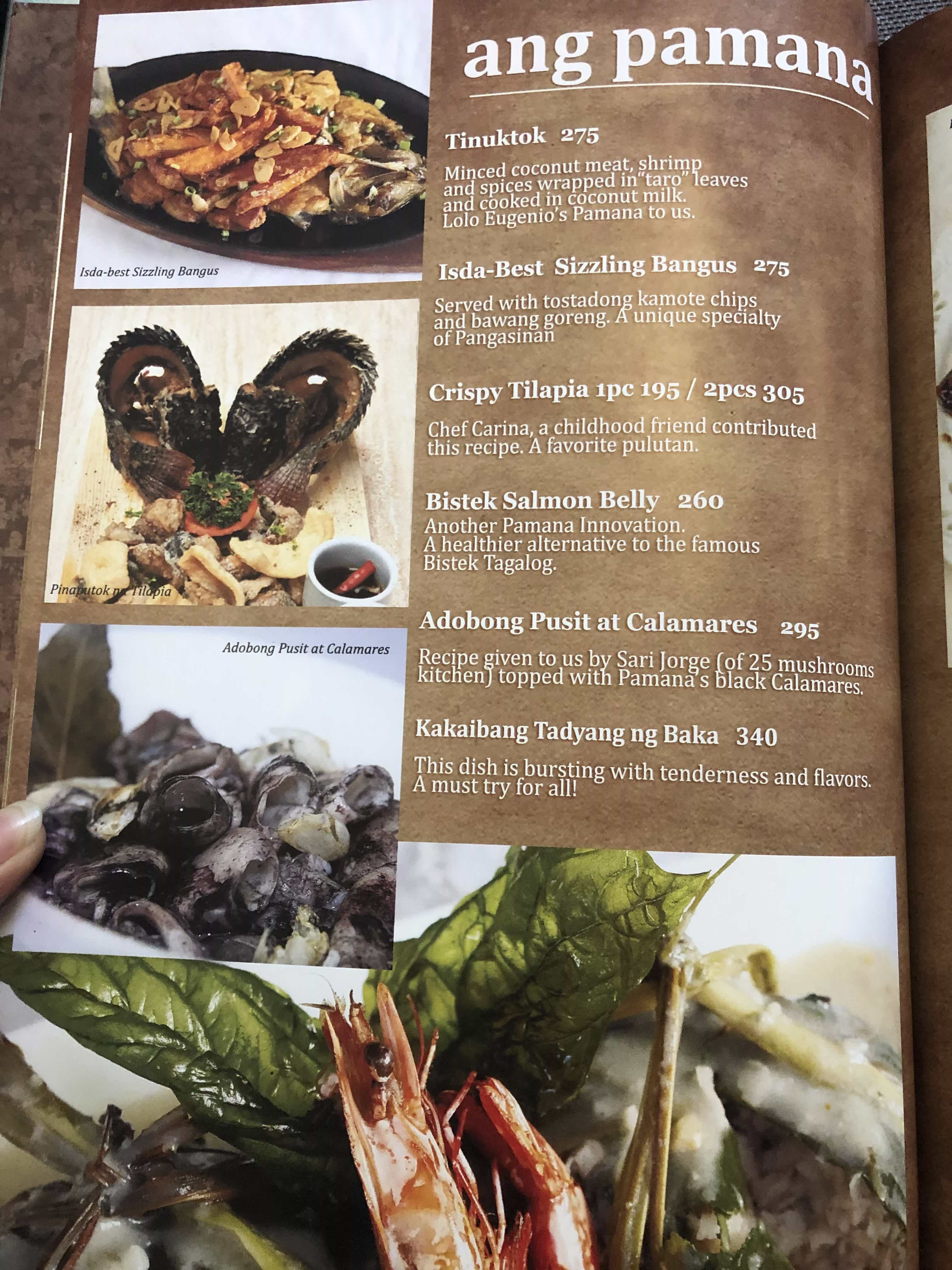 Bistro Pamana in Makati Offers Timeless Dishes and OldFashioned