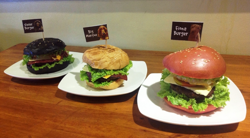 PHOTO 5 Vader Burger (P 150), Big Martha Burger (P 150), Fiona Burger (P 150)