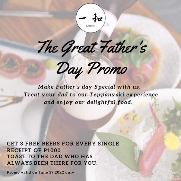 Here are Amazing Resto and Hotel Dining Promos that are Perfect for Dad