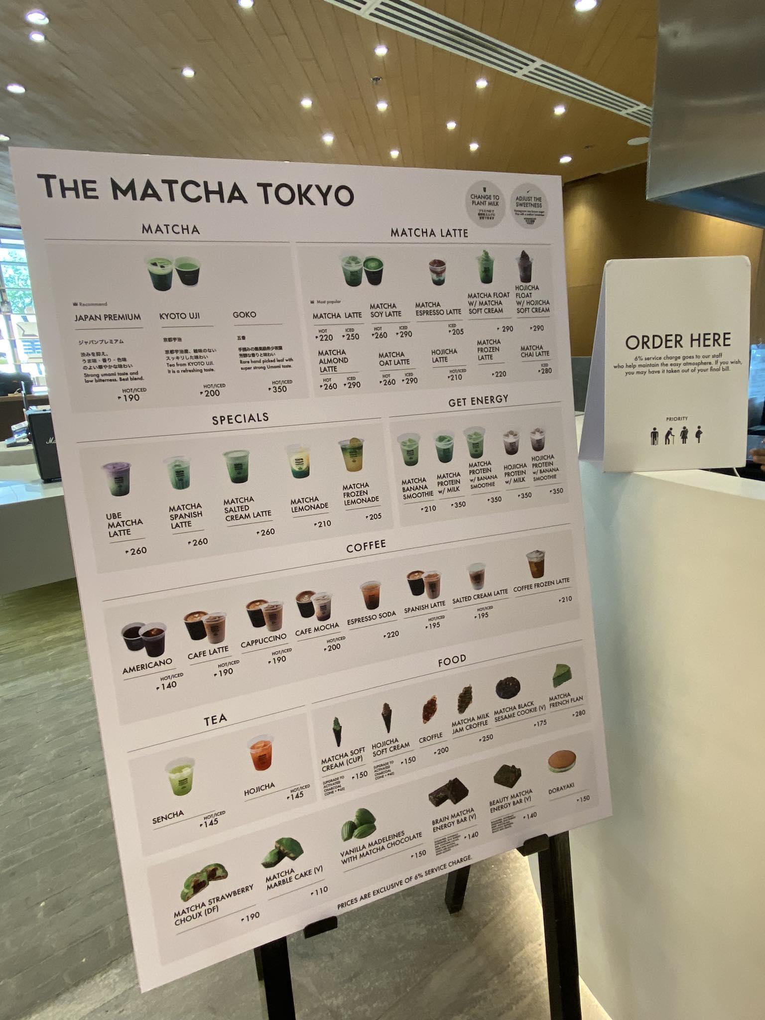 New The Matcha Tokyo Matcha Cafe at MITSUKOSHI BGC