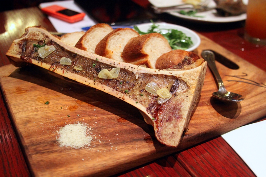 Village Tavern_Roasted Bone Marrow with sourdough toast and kosher salt