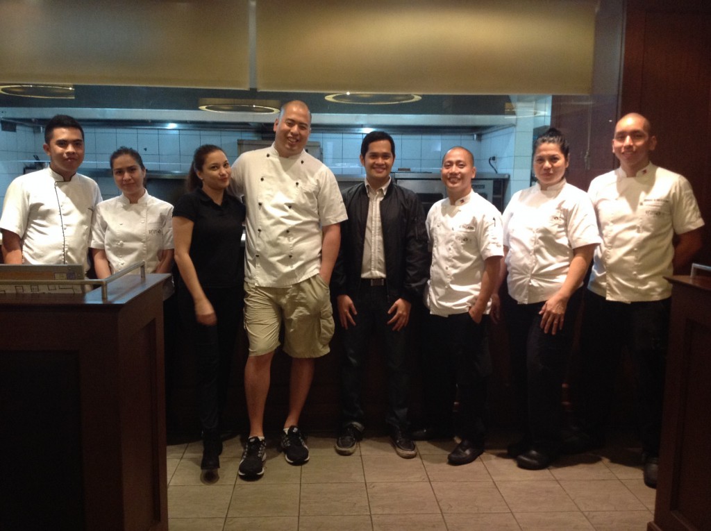 The Author with Chef Bruce Lim and Rustique's Kitchen Culinary Team Pic 16_re