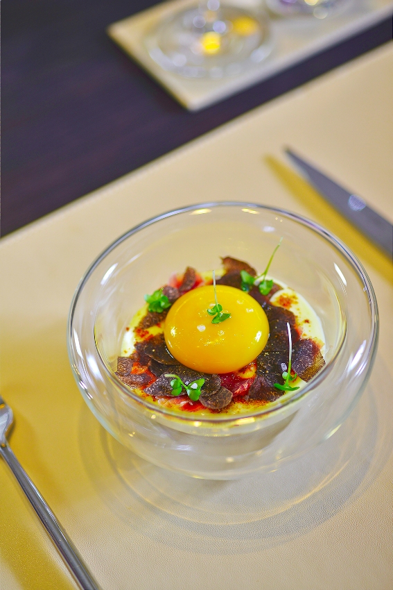 52 Degree Egg Potato Mousse