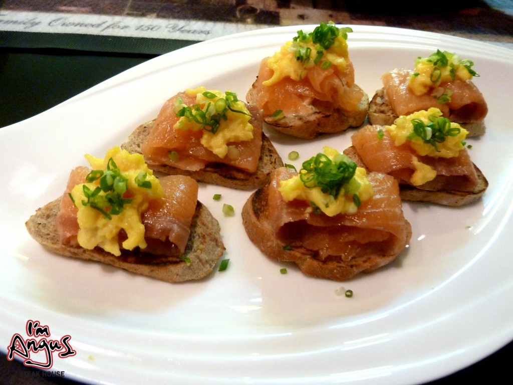 smoked salmon and scrambled eggs