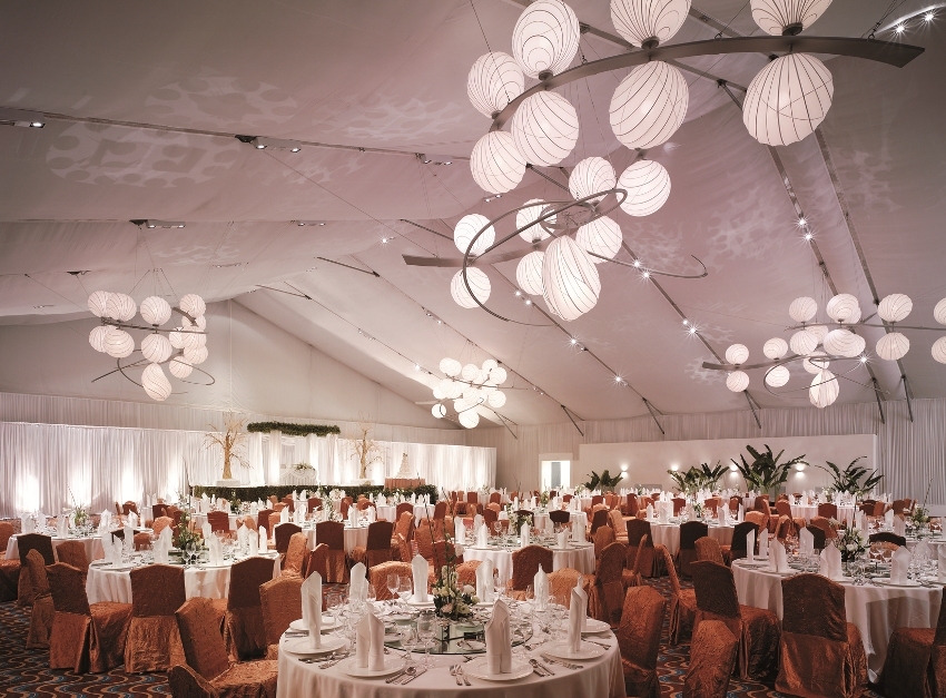 The spacious Marquee makes the perfect locale for banquets and conferences.