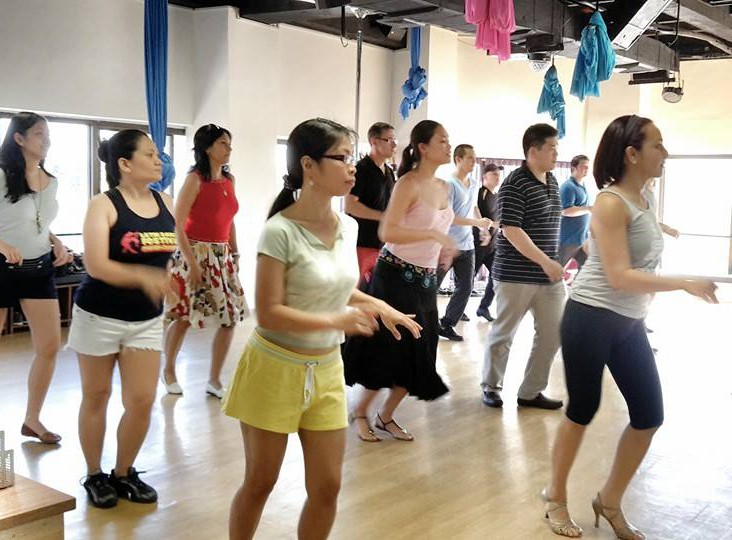 A Dance Company Learn Latin Dance from Professionals Philippine Primer