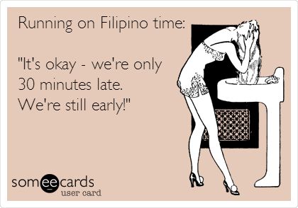 filipino time