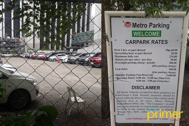 A Guide to Parking Lots and Fees in Makati City Philippine Primer