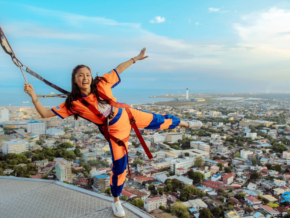 Sky Experience Adventure in Cebu City: Conquer the Sky Walk Extreme and Edge Coaster 37 Floors Up