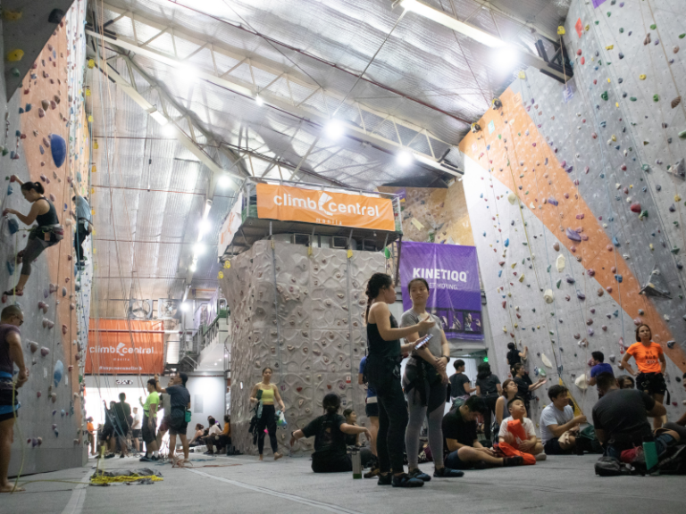 Climb Central Manila in Mandaluyong The Biggest Indoor Climbing Venue